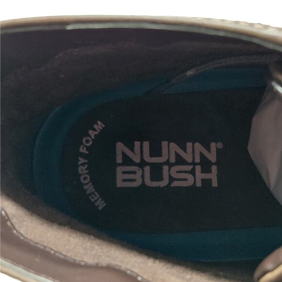 Nunn Bush Mens Chukka Boots Size 12M Brown Leather Wingtip Brogue Lace Up Shoes - Picture 10 of 12